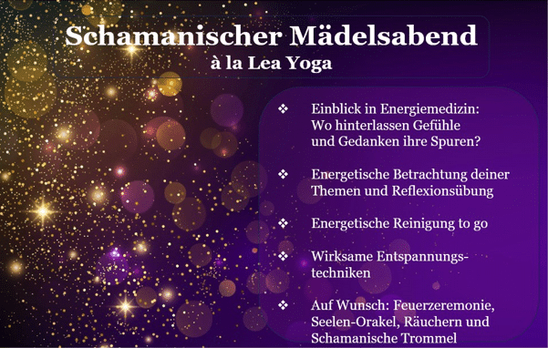 Yoga Soiree im Wandelraum Overath. Lea Yoga